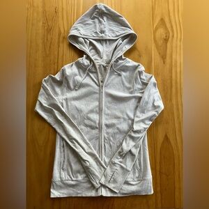 Uniqlo Cream Zip-Up Hoodie